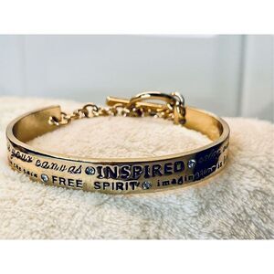 BCBG Gold Inspiration Rhinestone Cuff Bracelet Costume Jewelry Buy 3/$18